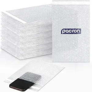 100 Pcs Clear bubble out Bags, 18x23 Bubble pouches, Self-Sealing clear bubble mailer Bubble bags for Shipping, Packing, Storage, Moving, Bubble Cushioning Wrap Bags