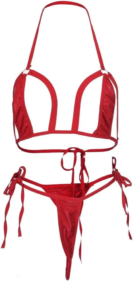 2 Piece Lingerie Sets for Women Sexy Bodydoll Fashion Set Underwear Sexy Bra and Panty Sets Lace Bralette Set