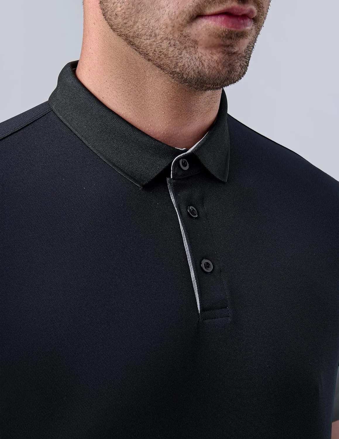 3-Pack Mens Golf Shirt Performance Sport Short Sleeve Moisture Wicking Dry Fit Golf Polo Active Shirts for Men