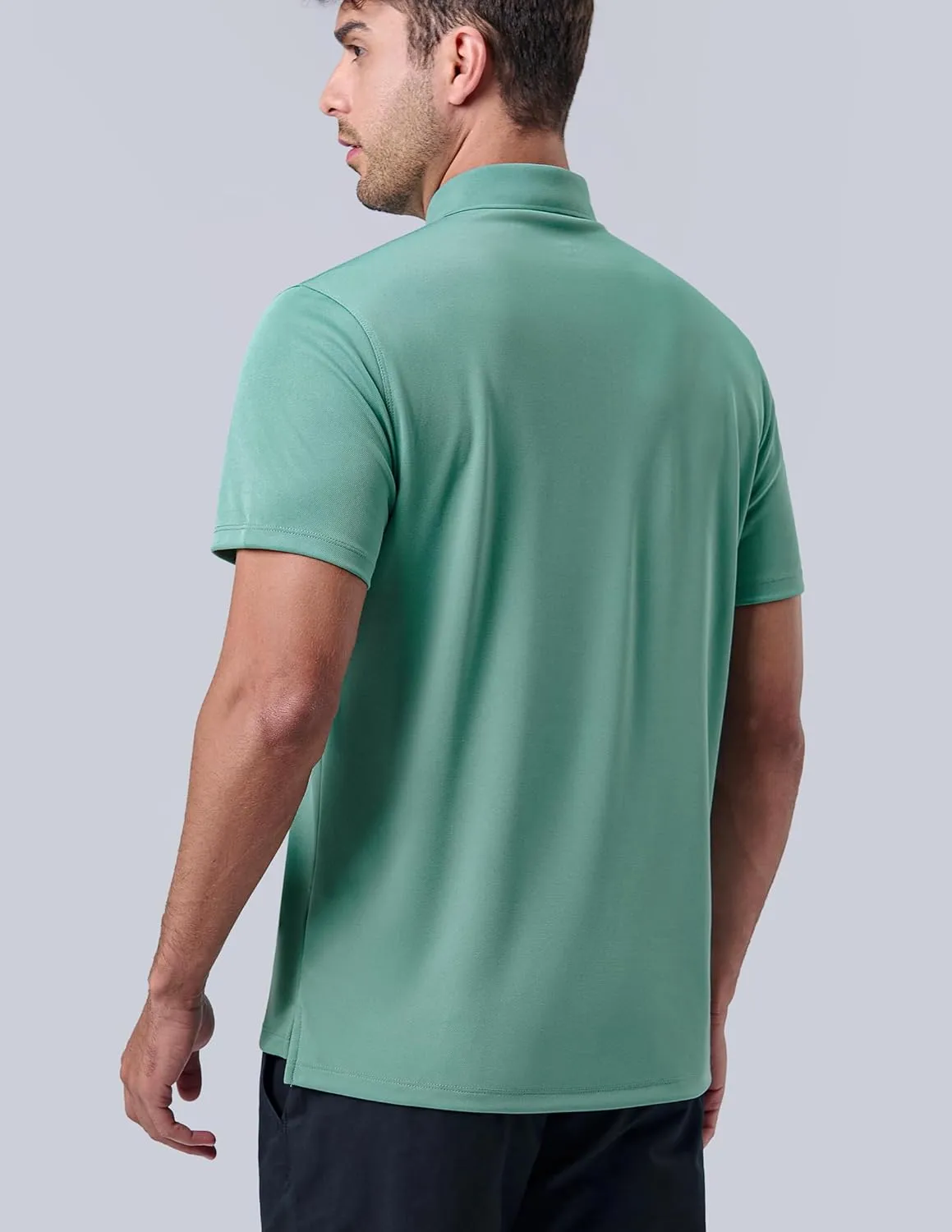 3-Pack Mens Golf Shirt Performance Sport Short Sleeve Moisture Wicking Dry Fit Golf Polo Active Shirts for Men