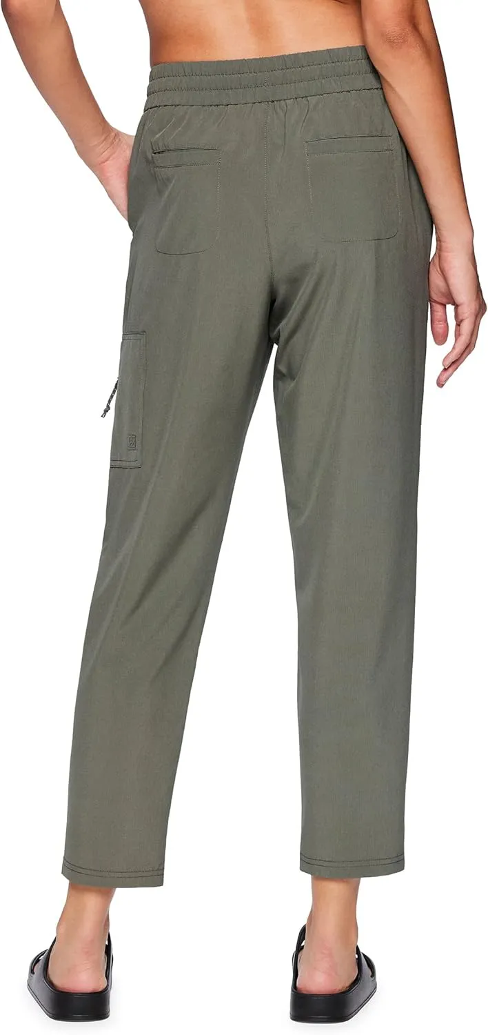 Avalanche Women's Everyday Hiking Quick Dry Woven Ripstop Ankle Pant with Pocket
