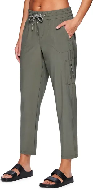 Avalanche Women's Everyday Hiking Quick Dry Woven Ripstop Ankle Pant with Pocket