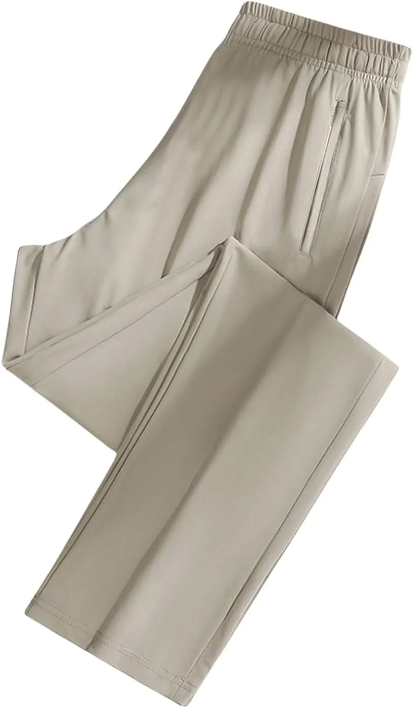 Beeswan Pants for Women Over 50,Stretch Active - Women's Ultra Stretch Quick Drying Breathable Straight Leg Pants