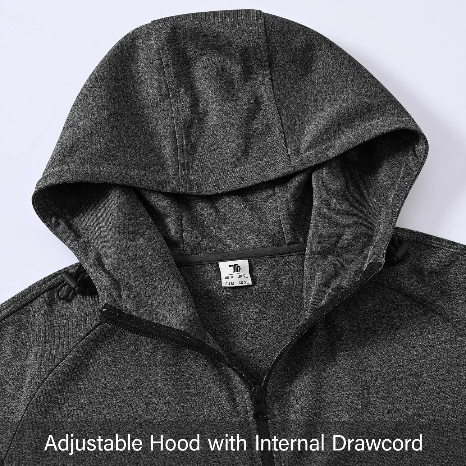 BGOWATU Men's Tracksuits Set Full Zip Jacket Hoodie Sweatsuit Running Sport Pants Outfits for Men with Zipper Pockets