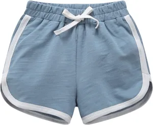 Big Girls Boys Running Athletic Cotton Shorts Toddler Kids Workout Dance Summer Short Cargo Short Pants
