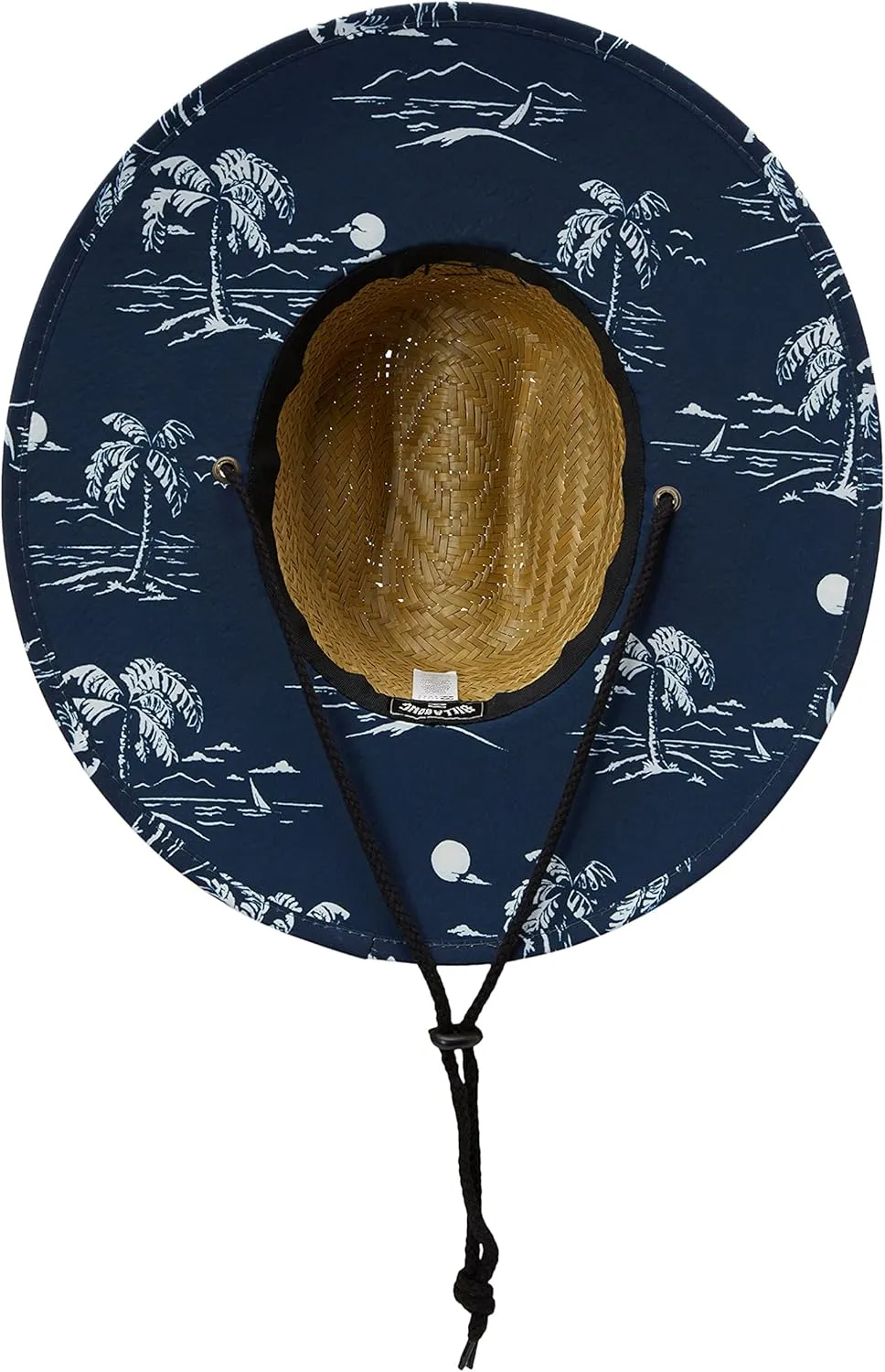 Billabong Men's Classic Printed Straw Lifeguard Hat