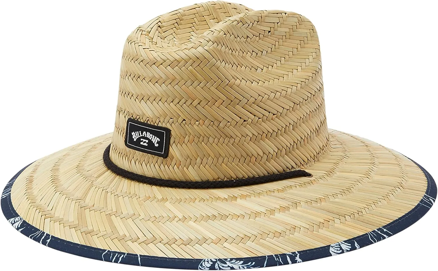 Billabong Men's Classic Printed Straw Lifeguard Hat