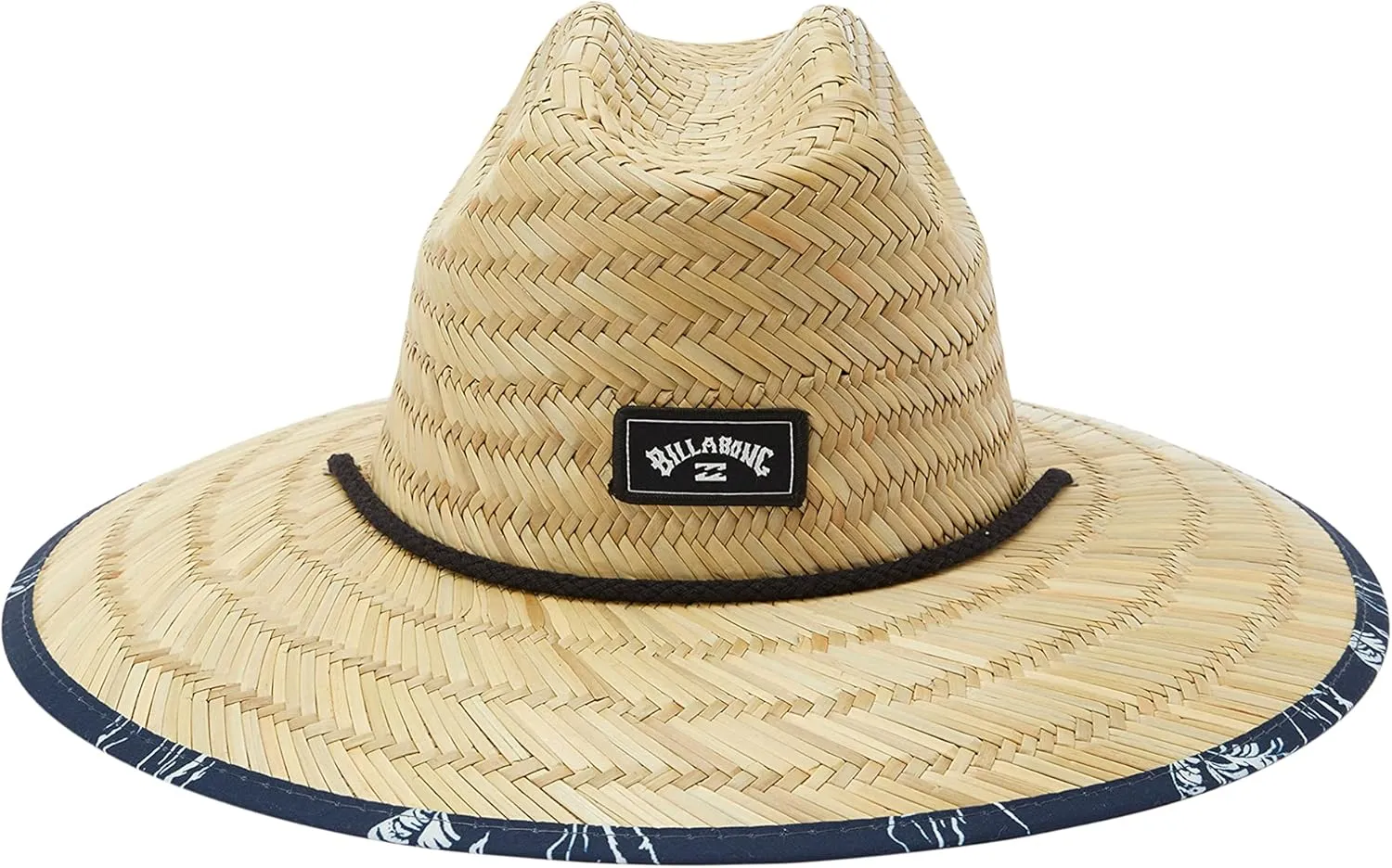 Billabong Men's Classic Printed Straw Lifeguard Hat