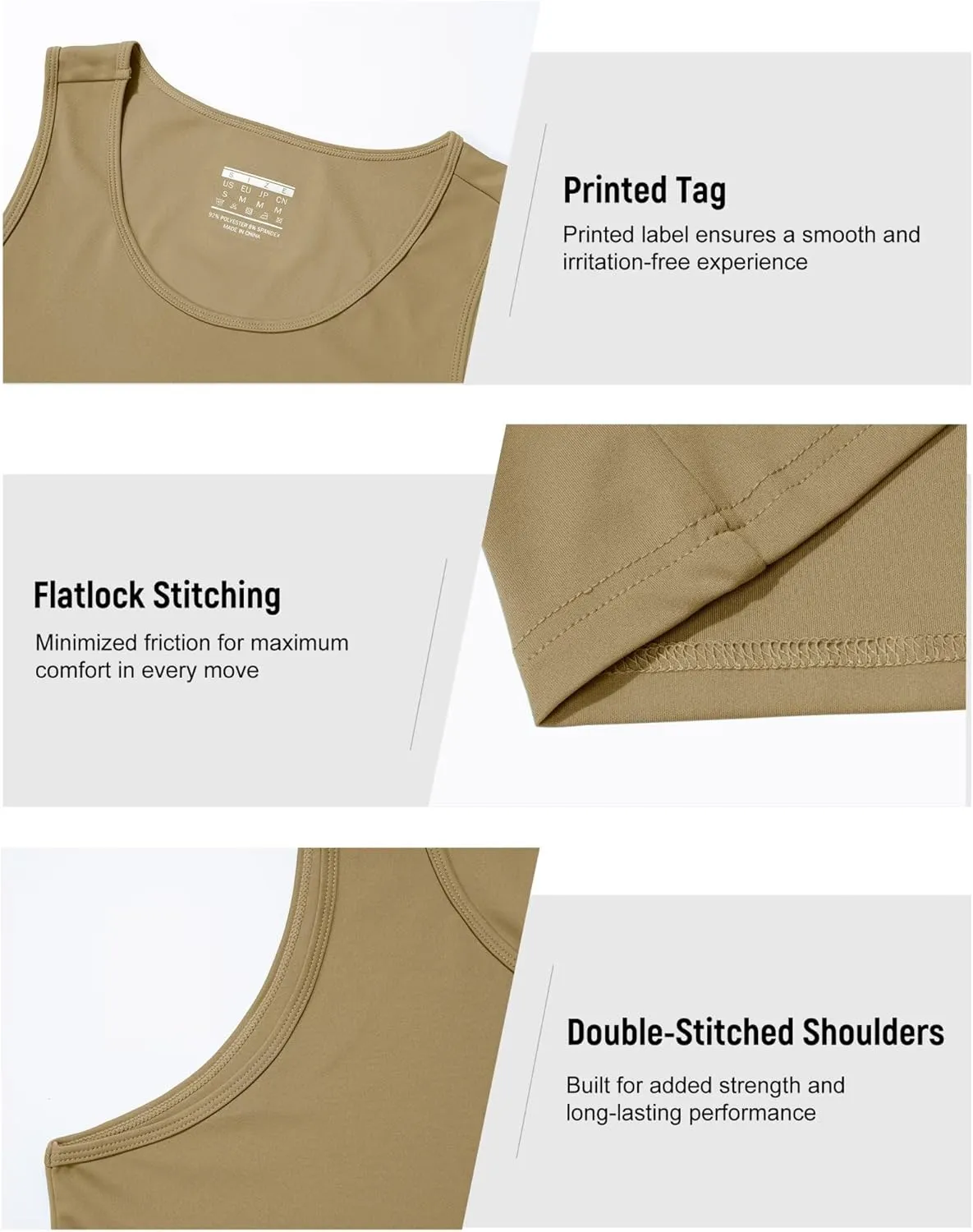 Boladeci Men's Tank Top Workout Athletic Quick Dry Lightweight Summer Beach Gym UPF 50  Sun Protection Sleeveless Shirts