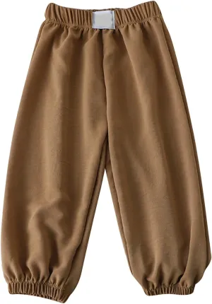 Boys Girls Baggy Sweatpants for Kids Wide Leg Pants Harem Pants Elastic Waist Joggers Cotton Trousers Summer Clothes