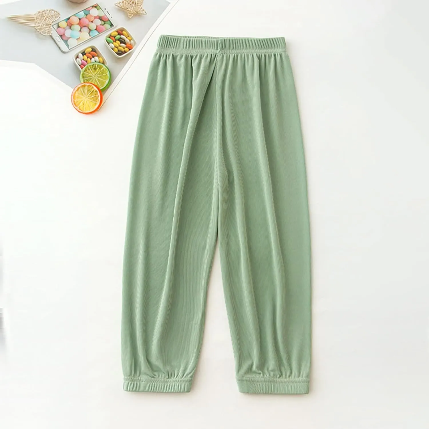 Boys Girls Harem Pants Baggy Sweatpants for Kids Elastic Waist Joggers Cotton Wide Leg 𝐋ounge Pants Summer Clothes