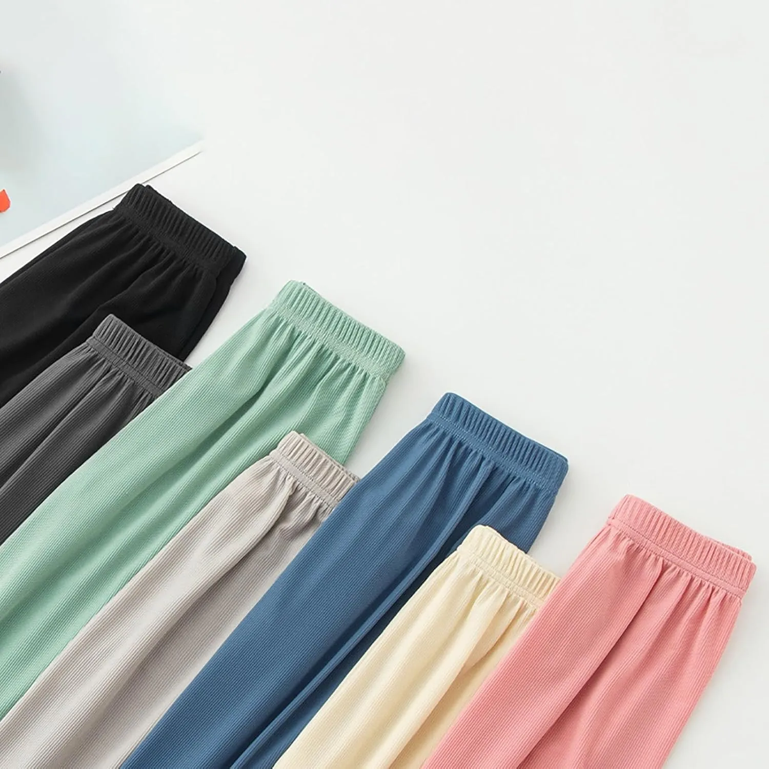 Boys Girls Harem Pants Baggy Sweatpants for Kids Elastic Waist Joggers Cotton Wide Leg 𝐋ounge Pants Summer Clothes