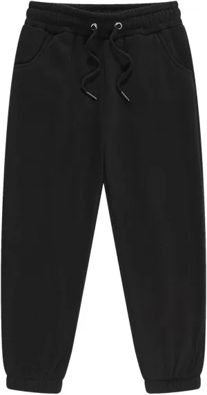 Boys Girls Sweatpants Kids Solid Cotton Elastic Waist Baggy Joggers Toddler Active Jogger Pants Sport Athletic Trousers