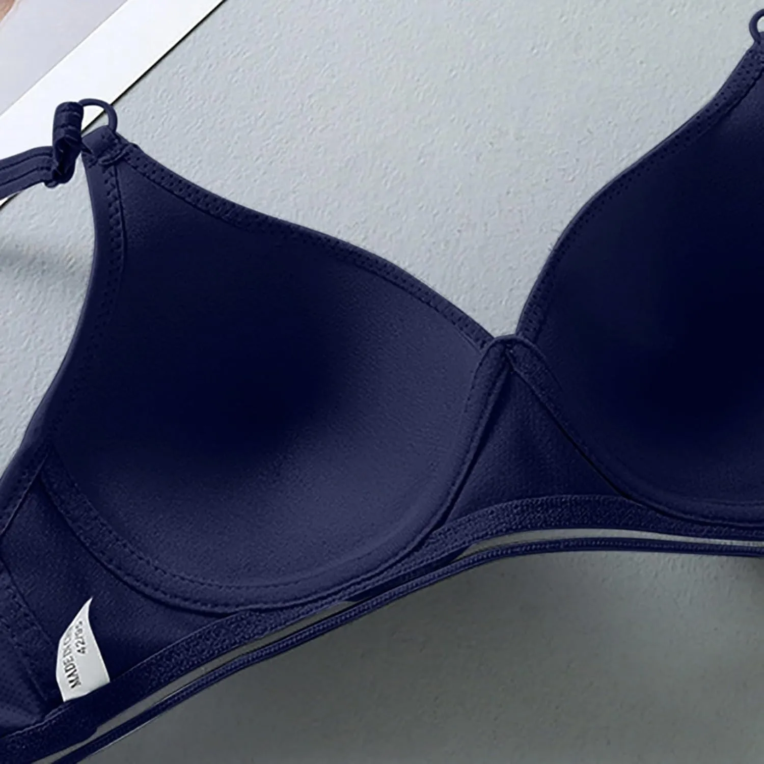 Bras for Older Women, 2025 New Wirefree Bra Stretchable Straps Bras Push Up Bra No Underwire Plus Size Bra