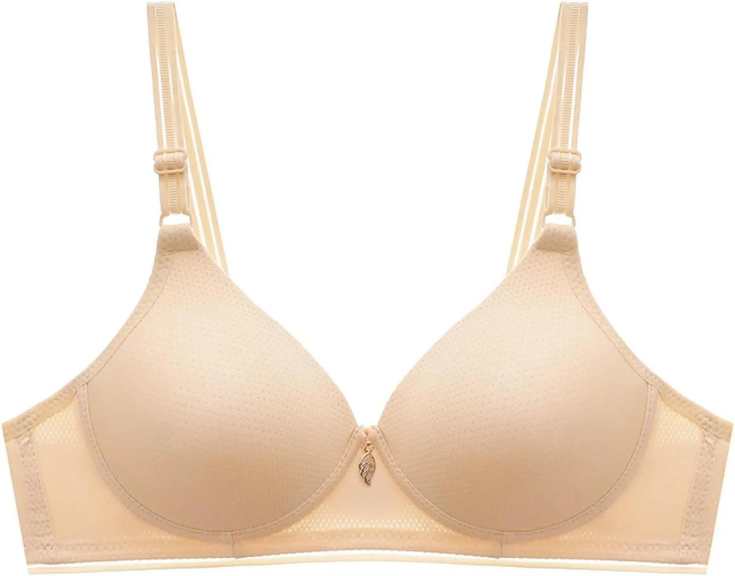 Bras for Older Women, 2025 New Wirefree Bra Stretchable Straps Bras Push Up Bra No Underwire Plus Size Bra