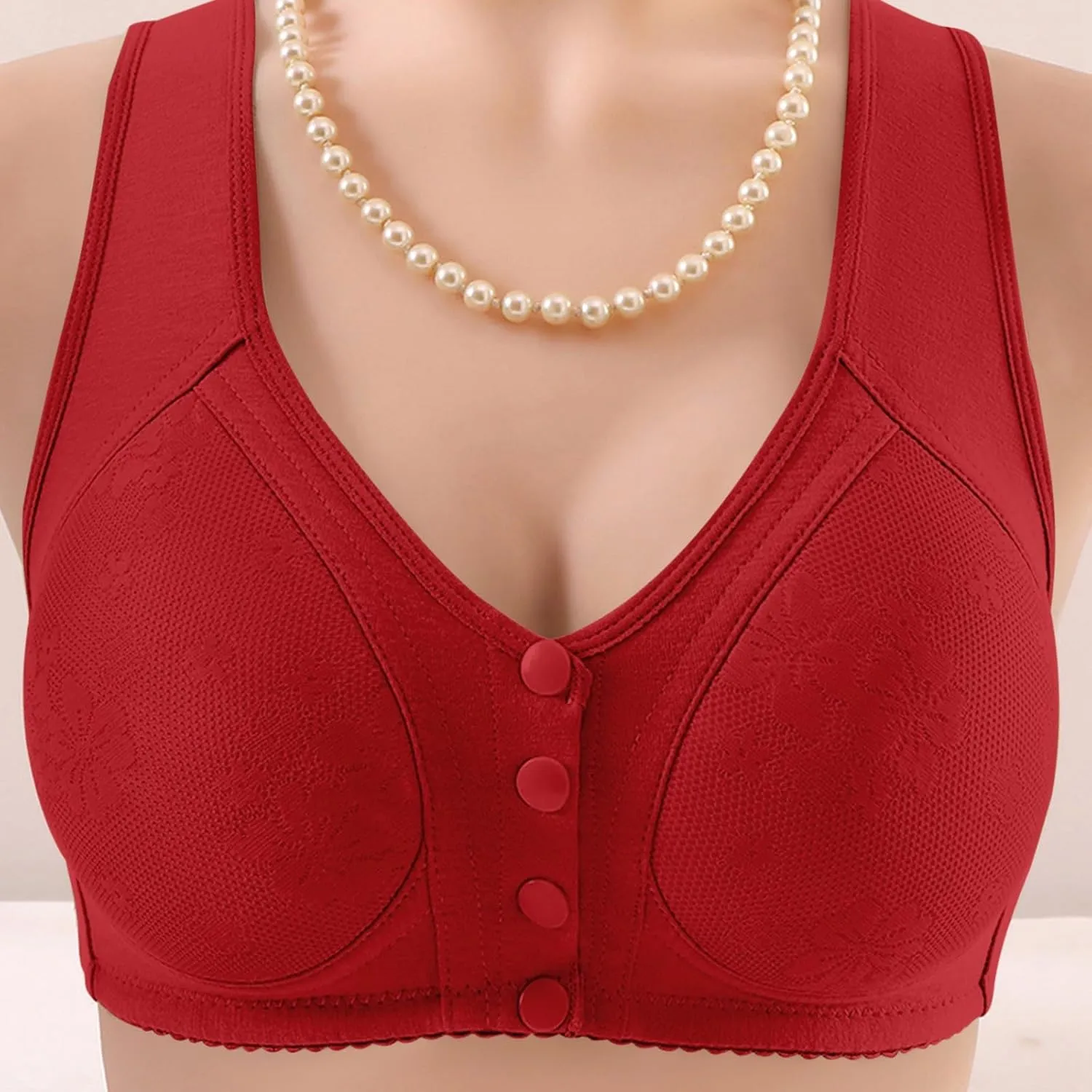 Bras for Women, Charm Front Closure Bras for Women, Comfortable No Underwire Bra Breathable Bra for Women