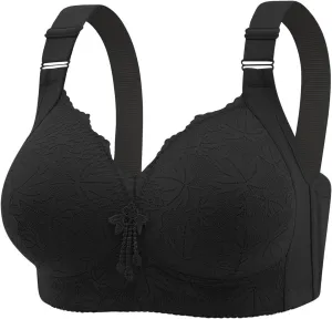 Bras for Women No Underwire Wireless Support Comfortable Lace Bralette Push up Full Coverage Everyday Bra Plus Size