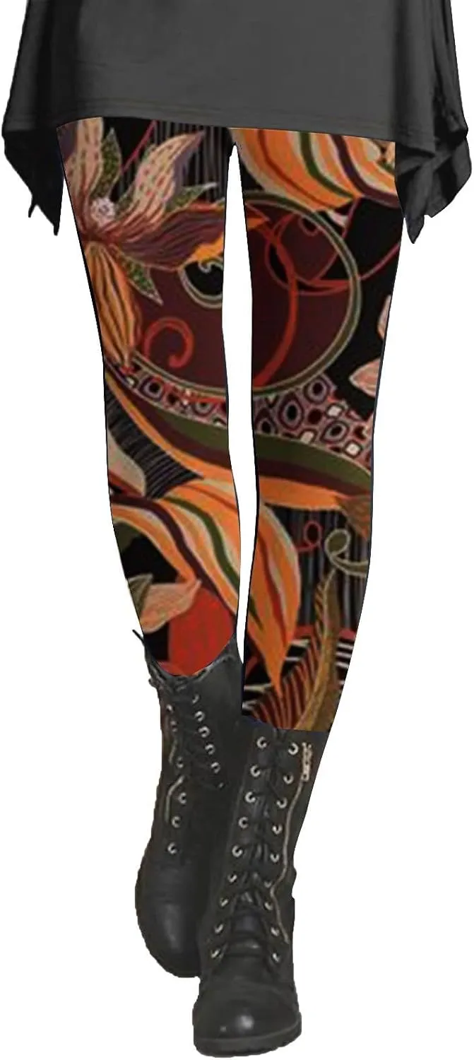 Butter Soft Leggings for Women Leggings with Prints for Women Athletic Works Pants for Women