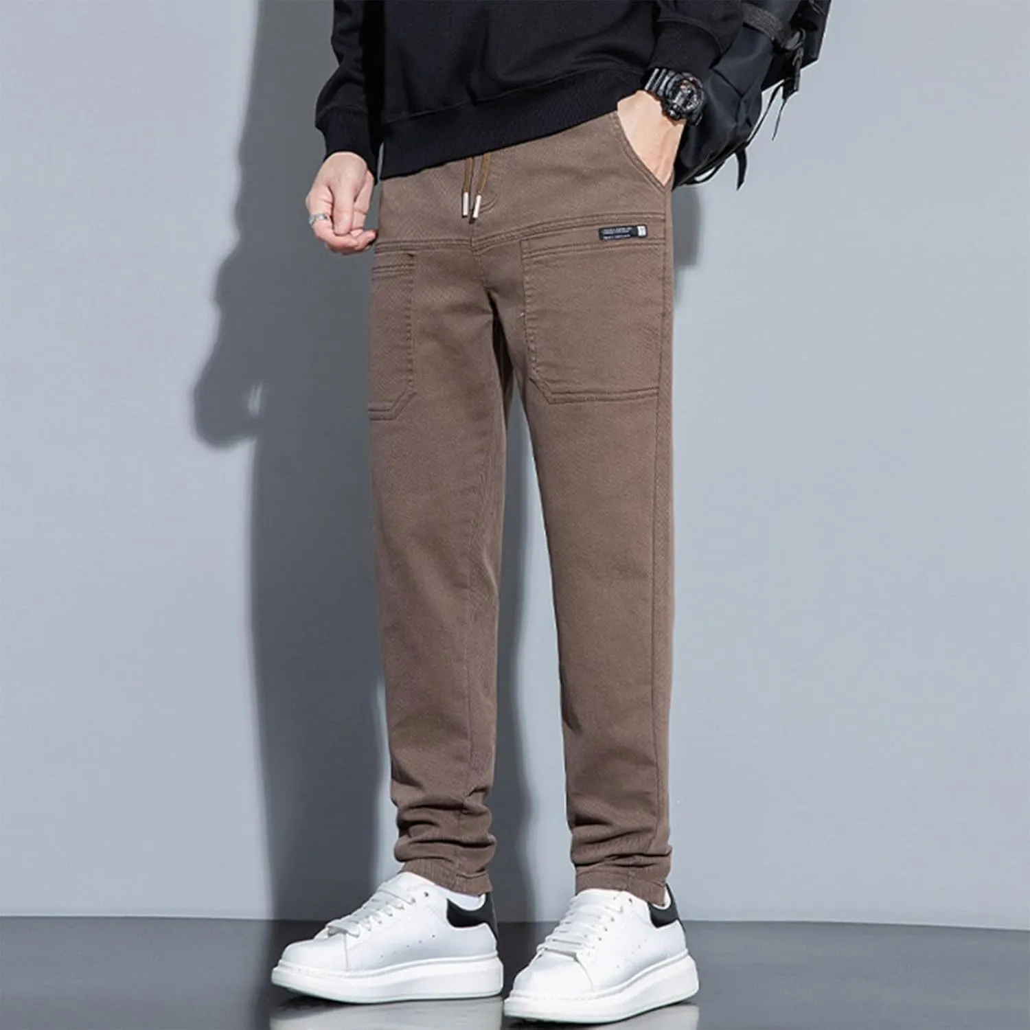 Cargo Pants for Men Stretch Slim Fit Multipants - High Stretch Multi-Pocket Durable Cargo Pants Palcomfy Chinos Pant