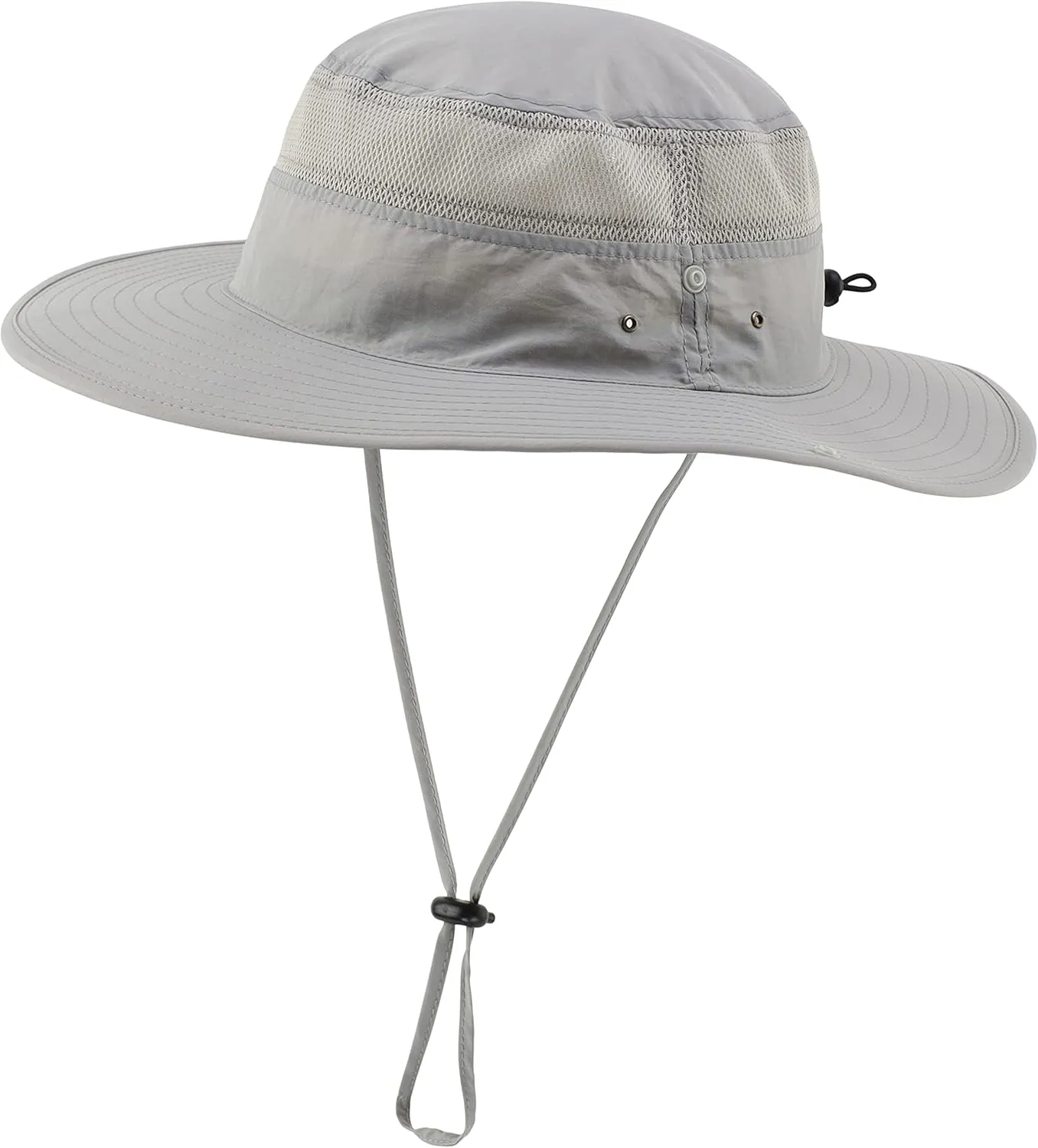 Connectyle Wide Brim Sun Hat for Men Breathable Cowboy Boonie Hat UPF 50  Sun Protection Bucket Hat for Fishing Hiking