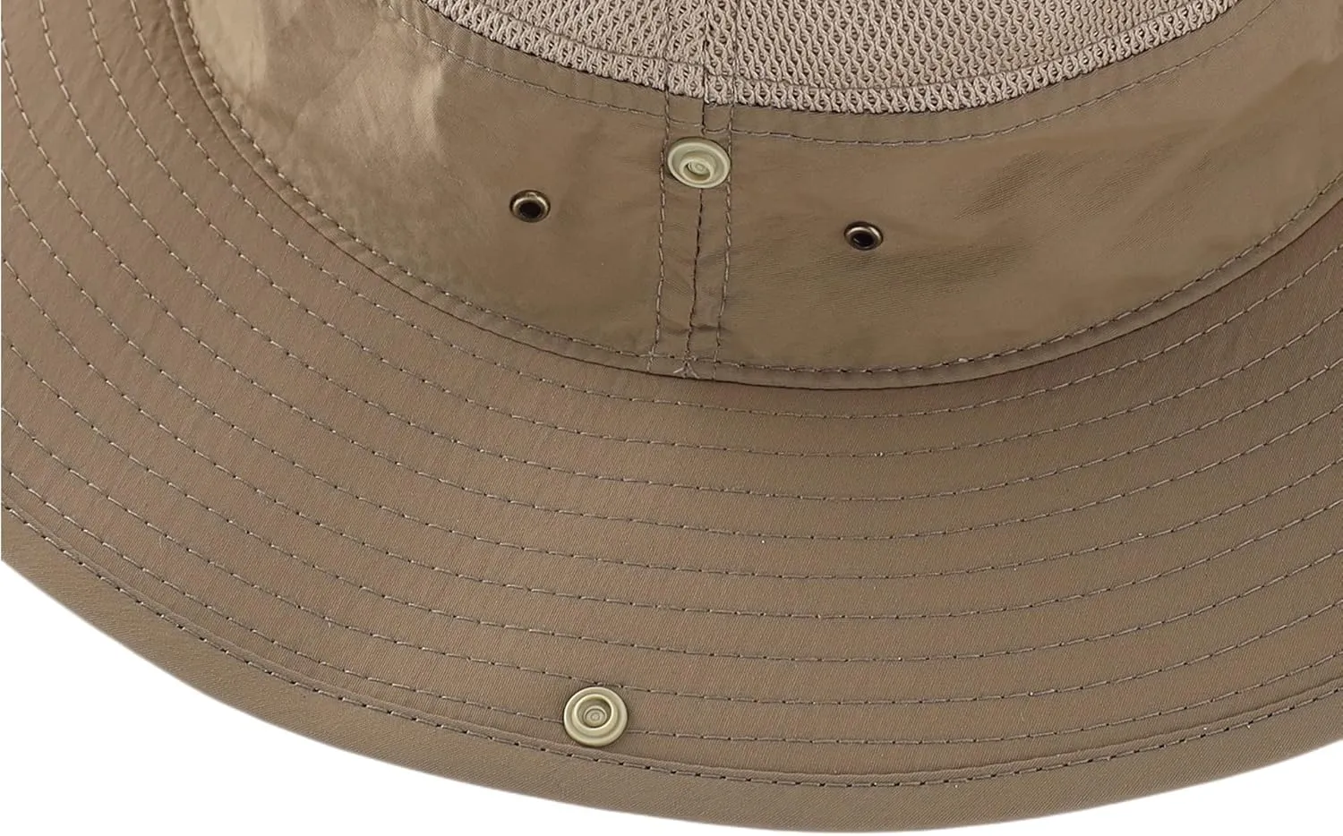 Connectyle Wide Brim Sun Hat for Men Breathable Cowboy Boonie Hat UPF 50  Sun Protection Bucket Hat for Fishing Hiking