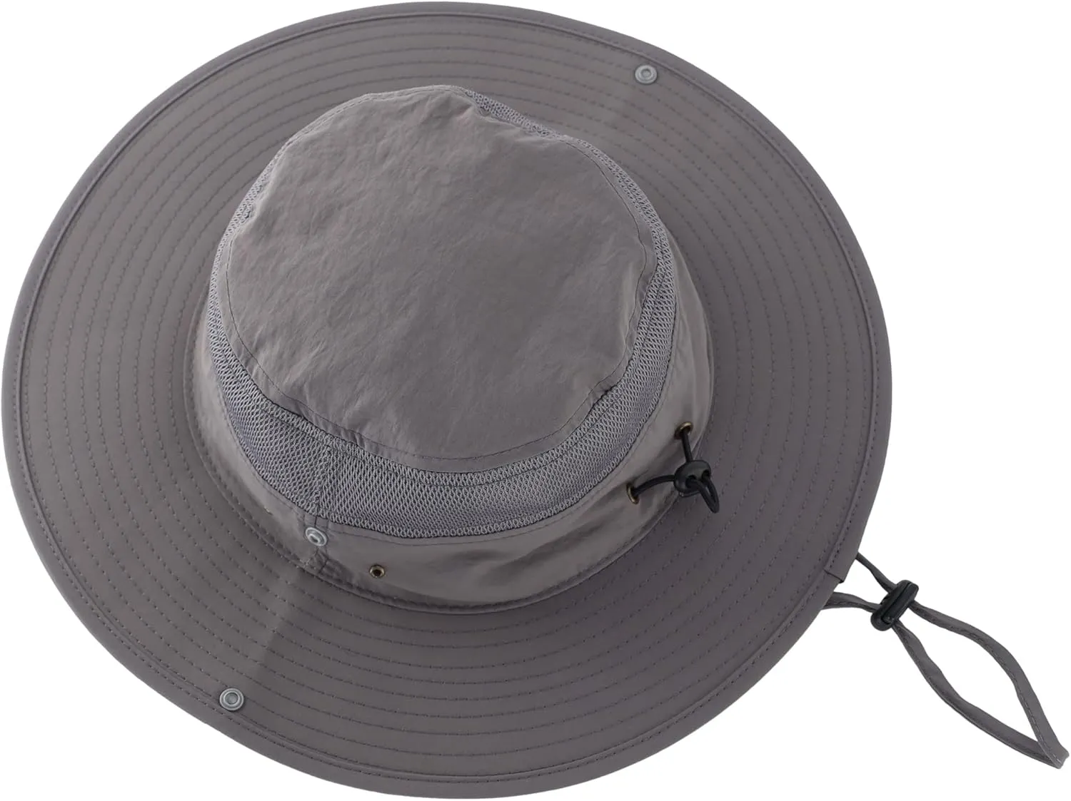 Connectyle Wide Brim Sun Hat for Men Breathable Cowboy Boonie Hat UPF 50  Sun Protection Bucket Hat for Fishing Hiking