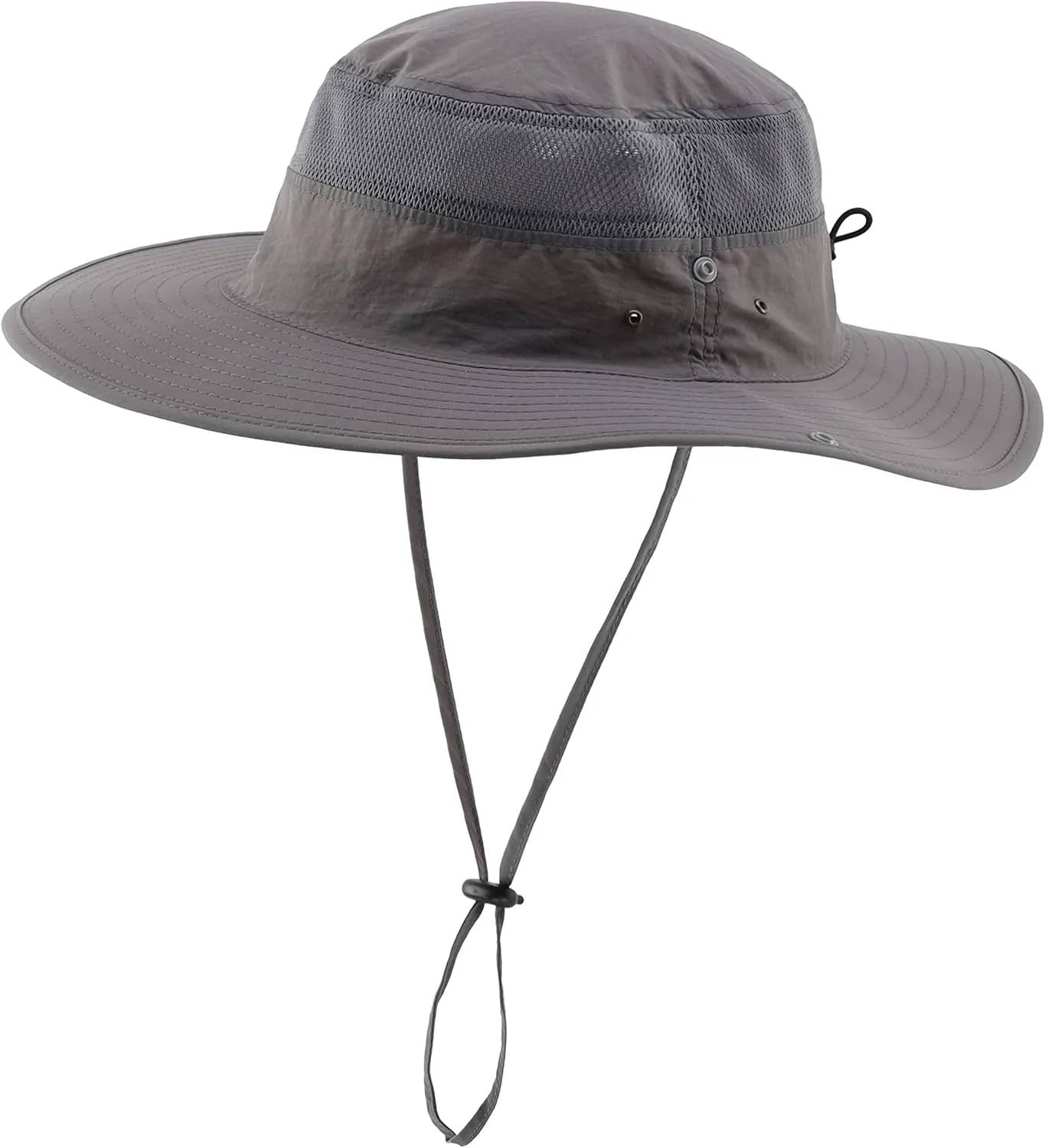 Connectyle Wide Brim Sun Hat for Men Breathable Cowboy Boonie Hat UPF 50  Sun Protection Bucket Hat for Fishing Hiking