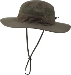 Connectyle Wide Brim Sun Hat for Men Breathable Cowboy Boonie Hat UPF 50  Sun Protection Bucket Hat for Fishing Hiking
