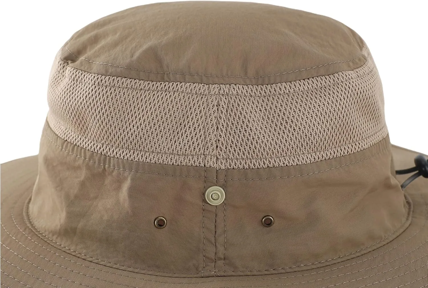 Connectyle Wide Brim Sun Hat for Men Breathable Cowboy Boonie Hat UPF 50  Sun Protection Bucket Hat for Fishing Hiking