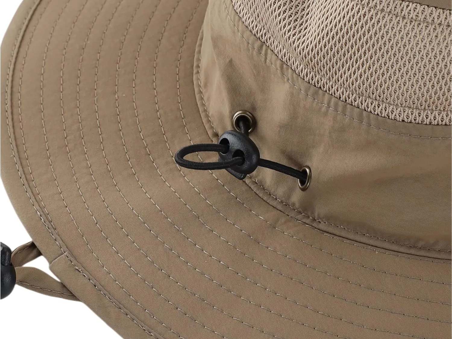 Connectyle Wide Brim Sun Hat for Men Breathable Cowboy Boonie Hat UPF 50  Sun Protection Bucket Hat for Fishing Hiking
