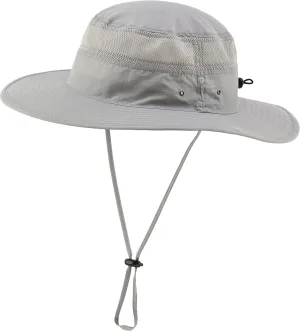 Connectyle Wide Brim Sun Hat for Men Breathable Cowboy Boonie Hat UPF 50  Sun Protection Bucket Hat for Fishing Hiking