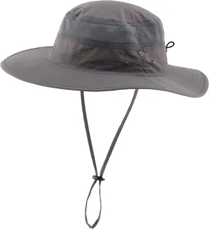 Connectyle Wide Brim Sun Hat for Men Breathable Cowboy Boonie Hat UPF 50  Sun Protection Bucket Hat for Fishing Hiking