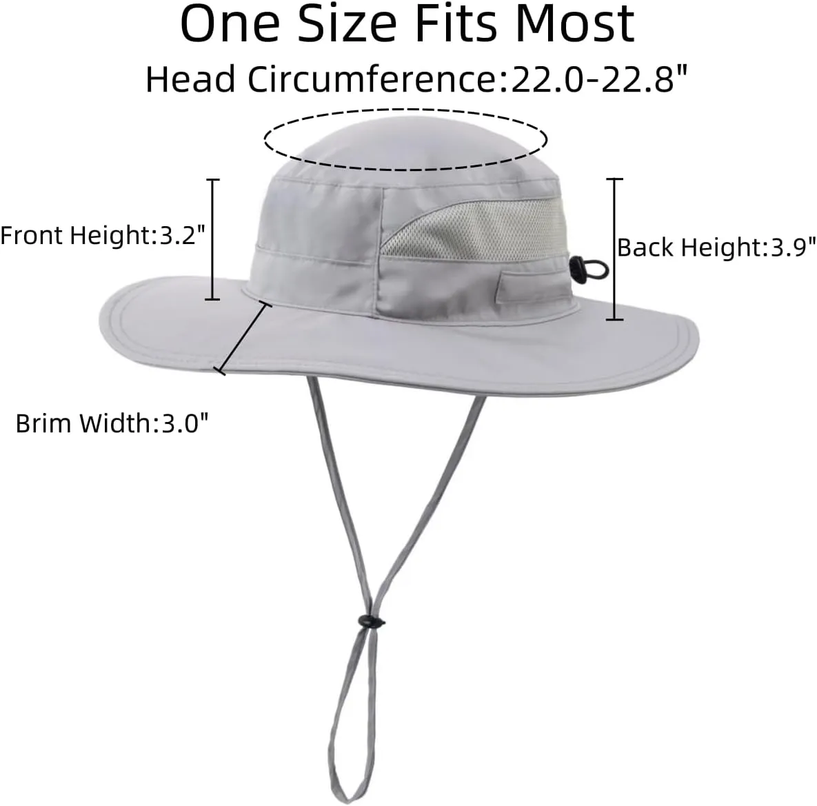 Connectyle Women's UPF 50  Sun Hat UV Protection Wide Brim Bucket Hat Summer Beach Hats Fishing Hiking Outdoor Safari Hats