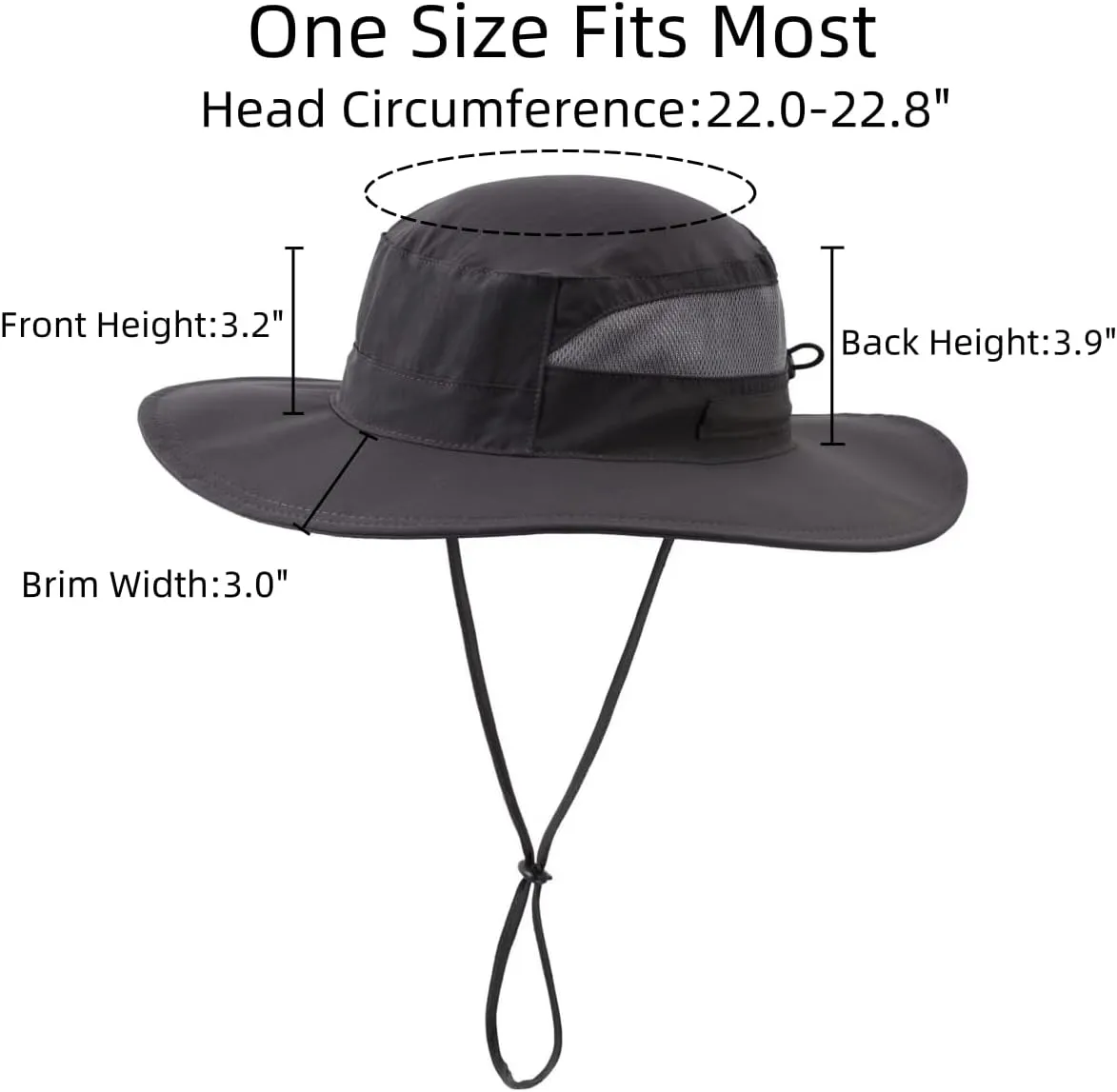 Connectyle Women's UPF 50  Sun Hat UV Protection Wide Brim Bucket Hat Summer Beach Hats Fishing Hiking Outdoor Safari Hats