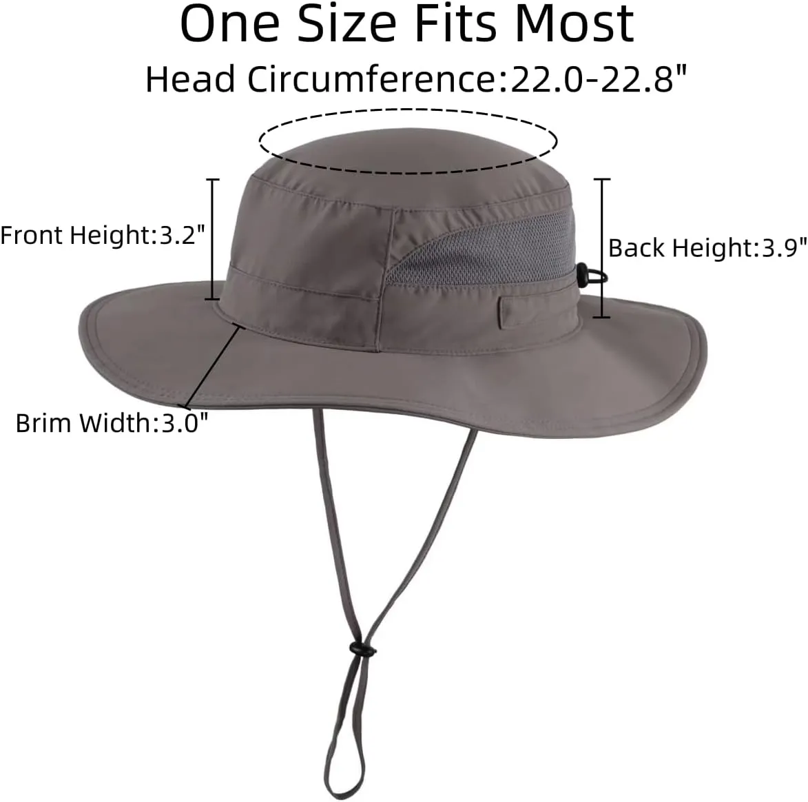 Connectyle Women's UPF 50  Sun Hat UV Protection Wide Brim Bucket Hat Summer Beach Hats Fishing Hiking Outdoor Safari Hats
