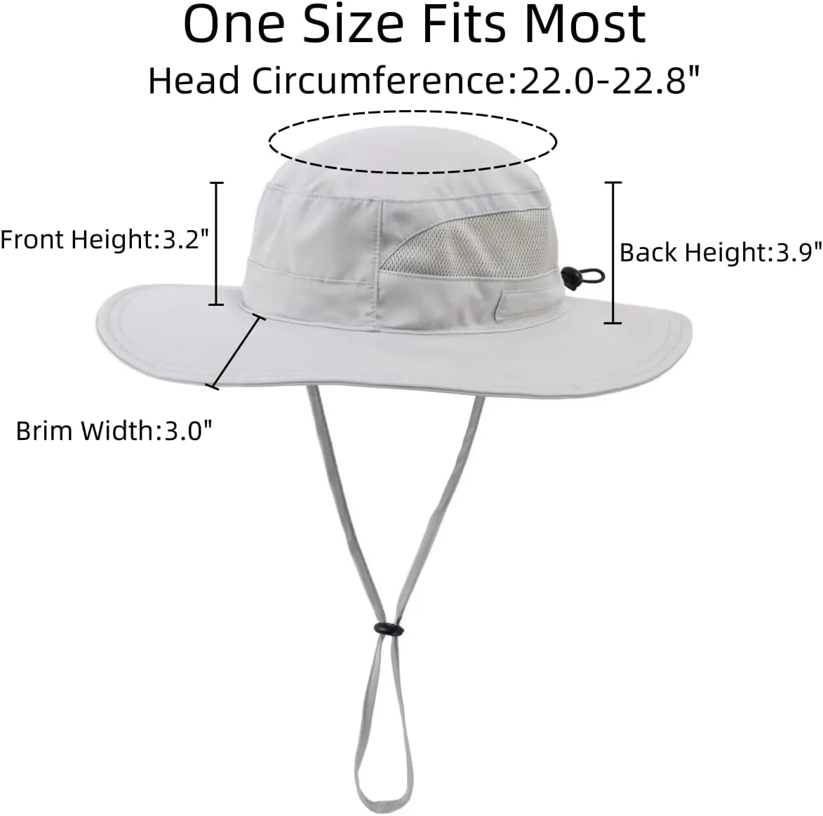 Connectyle Women's UPF 50  Sun Hat UV Protection Wide Brim Bucket Hat Summer Beach Hats Fishing Hiking Outdoor Safari Hats