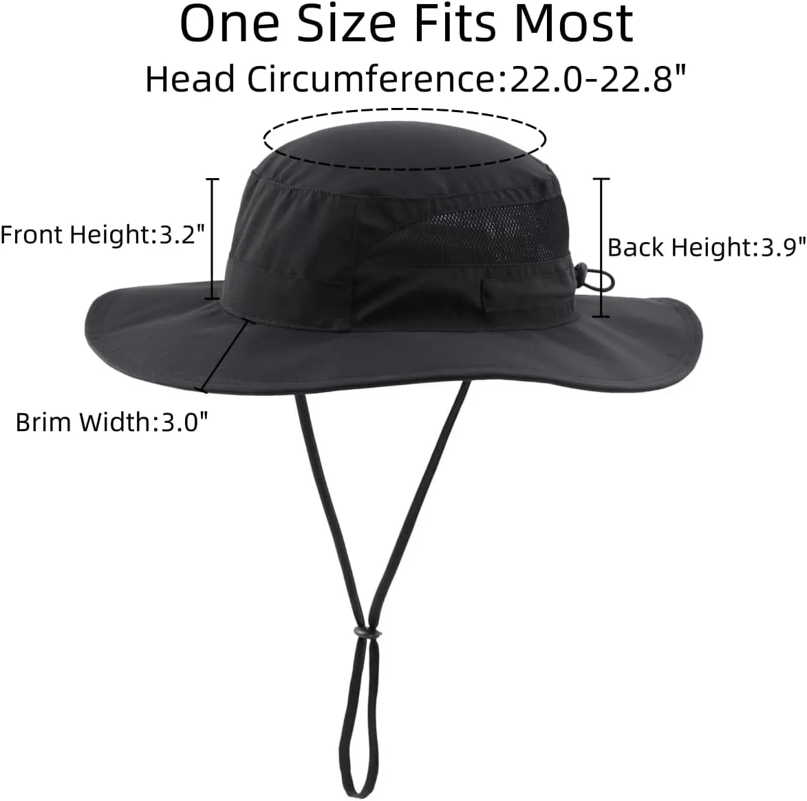 Connectyle Women's UPF 50  Sun Hat UV Protection Wide Brim Bucket Hat Summer Beach Hats Fishing Hiking Outdoor Safari Hats