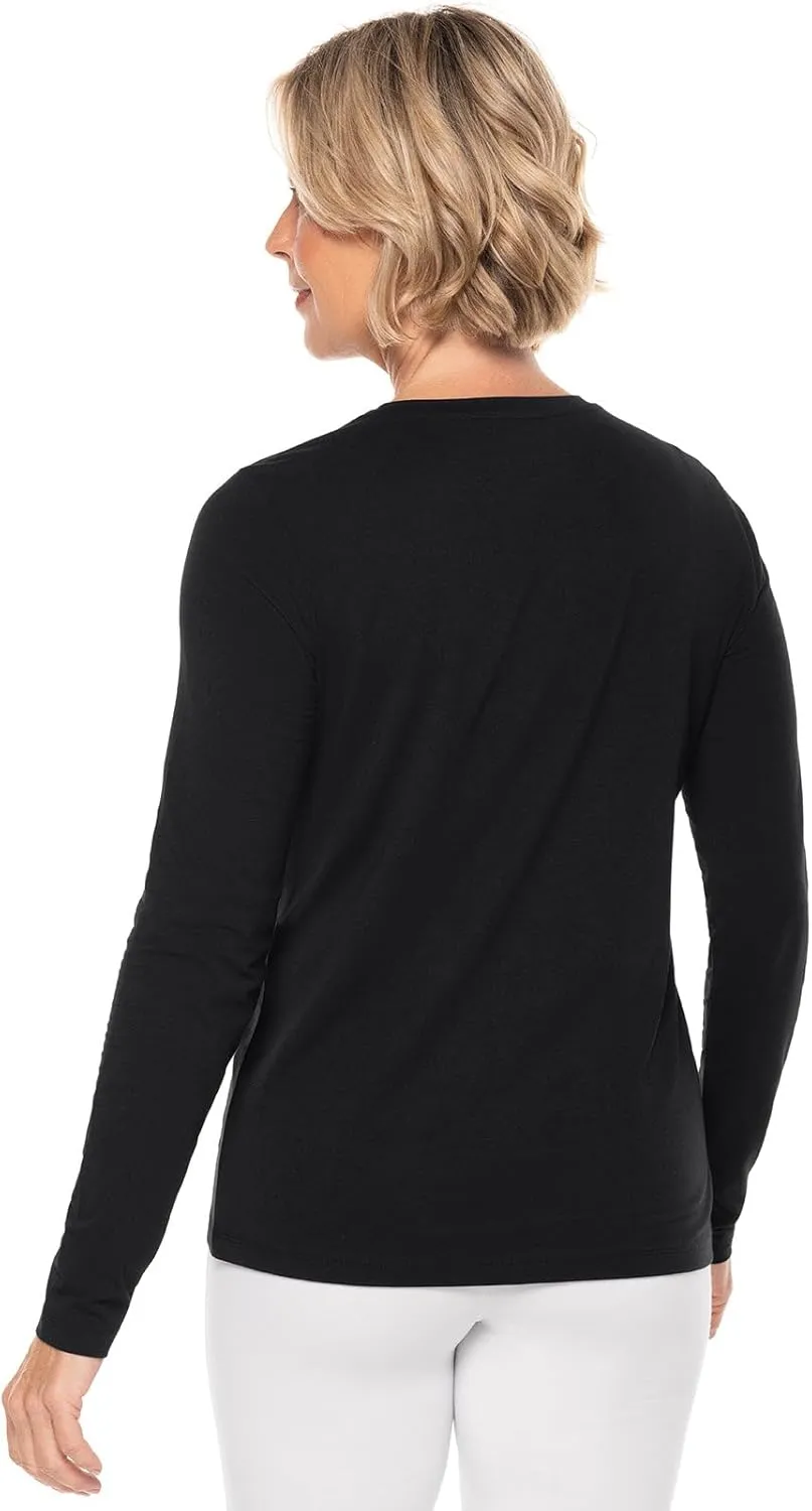 Coolibar UPF 50  Women's Morada Everyday Long Sleeve T-Shirt - Sun Protective
