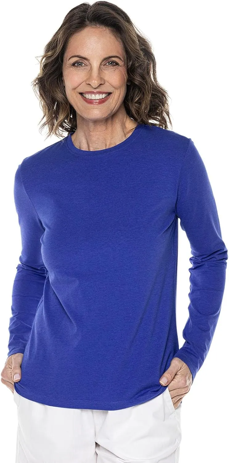 Coolibar UPF 50  Women's Morada Everyday Long Sleeve T-Shirt - Sun Protective