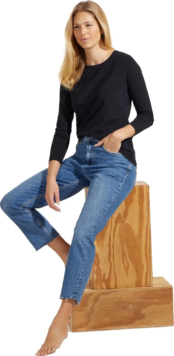Coolibar UPF 50  Women's Morada Everyday Long Sleeve T-Shirt - Sun Protective