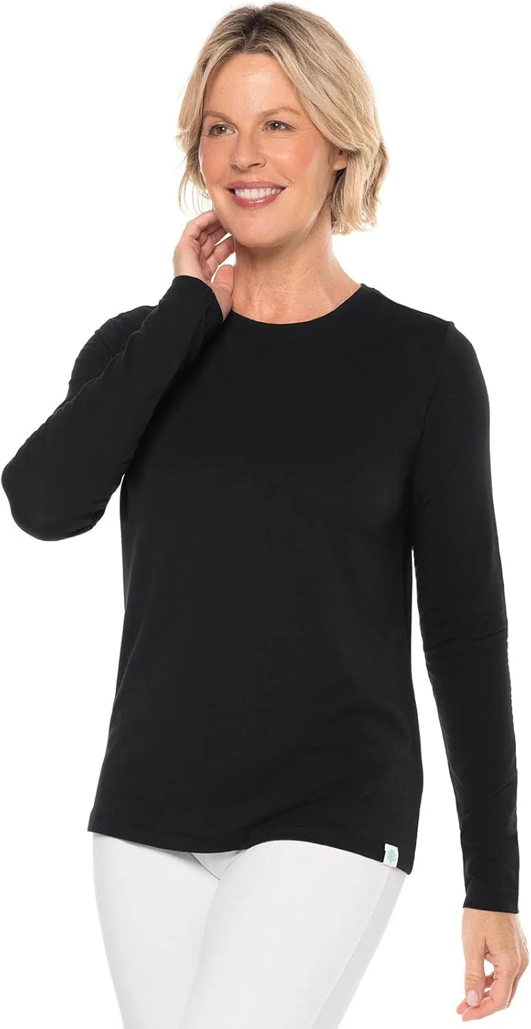 Coolibar UPF 50  Women's Morada Everyday Long Sleeve T-Shirt - Sun Protective