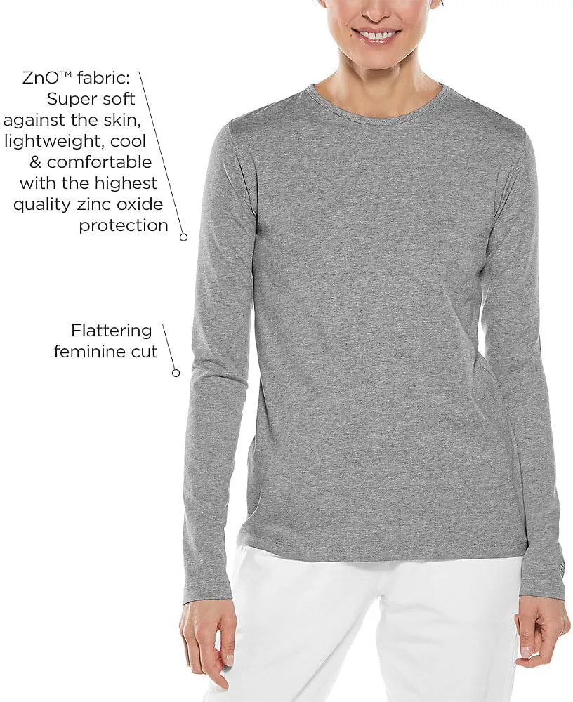 Coolibar UPF 50  Women's Morada Everyday Long Sleeve T-Shirt - Sun Protective