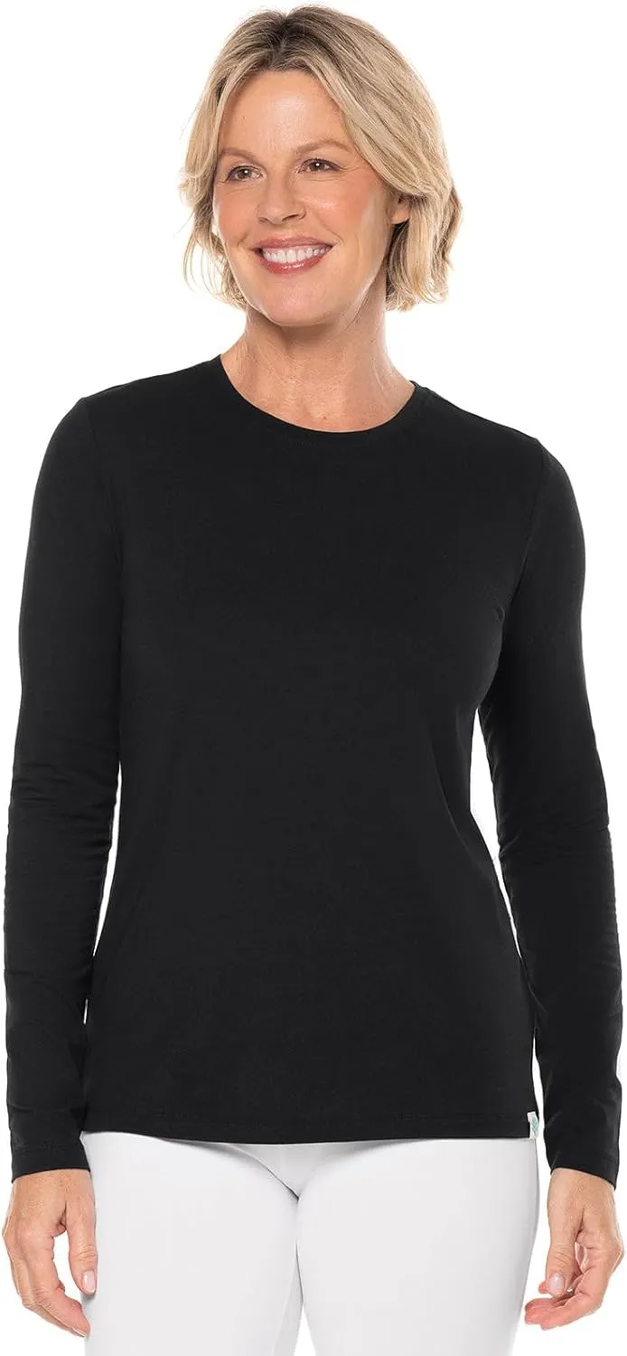 Coolibar UPF 50  Women's Morada Everyday Long Sleeve T-Shirt - Sun Protective