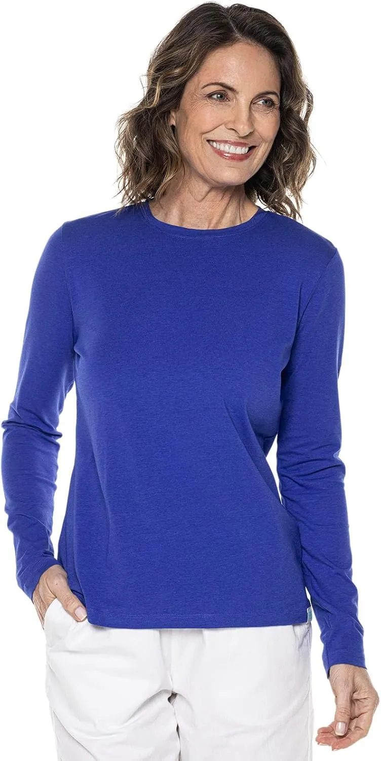 Coolibar UPF 50  Women's Morada Everyday Long Sleeve T-Shirt - Sun Protective