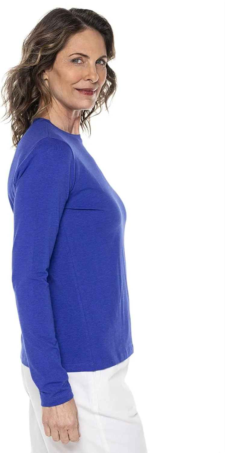 Coolibar UPF 50  Women's Morada Everyday Long Sleeve T-Shirt - Sun Protective