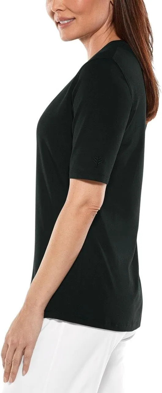 Coolibar UPF 50  Women's Morada Everyday Short Sleeve T-Shirt - Sun Protective
