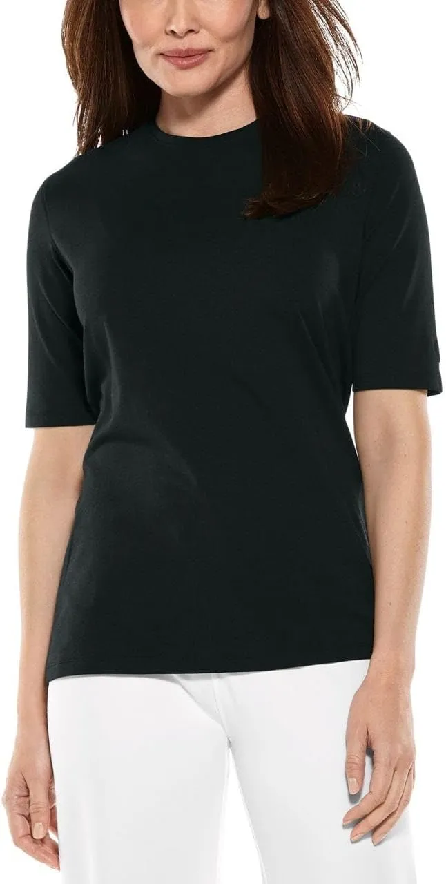 Coolibar UPF 50  Women's Morada Everyday Short Sleeve T-Shirt - Sun Protective