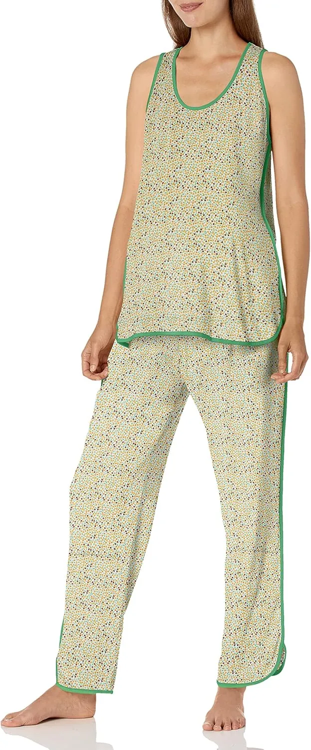 Cosabella Women's Florida Printed Maternity Tank Top & Pant