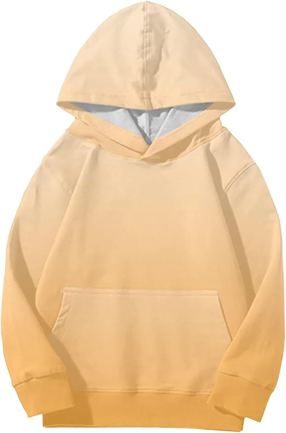 Cute Hoodies for Girls Oversized Long Sleeve Gradient Drawstring Hooded Sweatshirt Teen Girls Pullover Tops