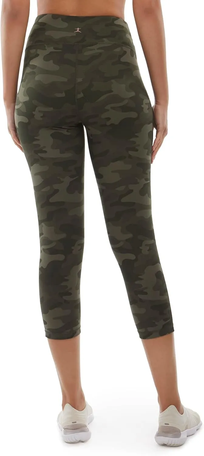 Danskin Women's All Over Printed Capri Legging